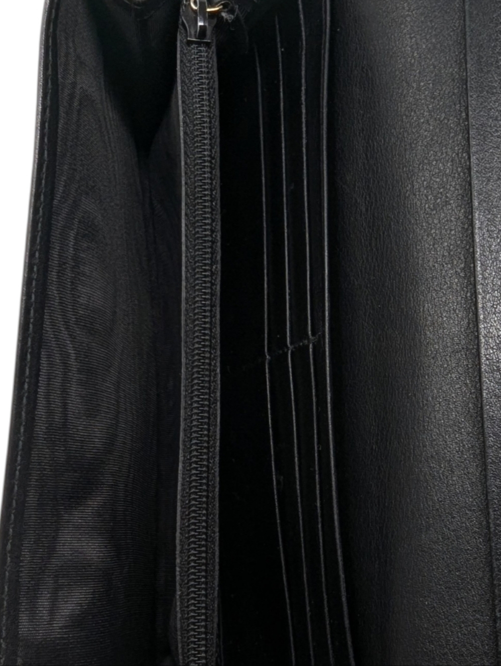 Gucci Guccisima Interlocking GG Monogram Black Leather Continental Wallet - Picture 9 of 13